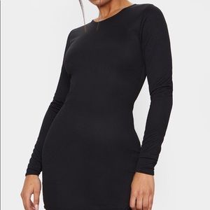 Black sweater dress